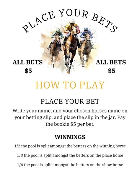 $200 Horse Betting Sign.